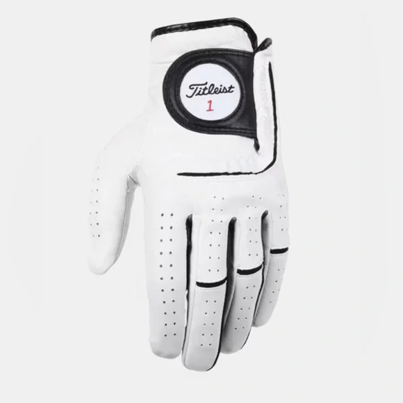 TITLEIST MEN'S PLAYERS FLEX RIGHT HAND LEATHER GOLF GLOVE - Picture 2 of 13